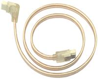 SilverStone SST-CP04 SATA2 Kabel Kabellänge: 50cm, Einrastfunktion, Festplattenanschluss um 90º gewinkelt, Transferrate von bis zu 3Gb/s