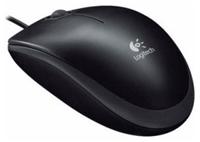 Logitech OEM B110 Mouse schwarz 800dpi, USB