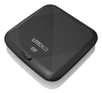 LiteOn eTDU108 schwarz Slim extern USB2.0, DVD-ROM 8X, CD-ROM 24X