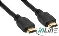 InLine HighSpeed HDMI 10.0m schwarz vergoldete Kontakte
