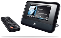 Logitech Squeezebox Touch Internetradio, WLAN 802.11b/g, USB 2.0, WPA Personal, WPA-2AES, WEP, SD Karten- leser, Farbdisplay