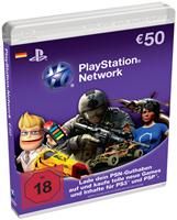 Sony PlayStation Network Card 50 Euro Livecard PS3 und PSP Sony PS3, Deutsche Version