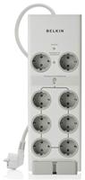 Belkin Conserve Energy Saving 8 Ausg�nge, �berspannungsschutz, inkl. Fernbedienung