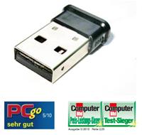 Gembird Mini2 Bluetooth Adapter USB2.0, EDR, Class I, 100m Reichweite