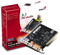 Genius Soundmaker Value 5.1 PCI, 3.5mm Klinke, Gameport