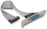 DeLOCK Slotblech Parallel Port 25pol/26p intern