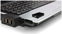 DeLOCK Express Card Halterung Halterung für den 54mm Express Card Slot mit Nut zur einfachen Entfernung, Größe (LxBxH): 25.2x20.1x5.6mm