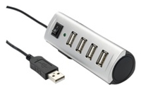 ednet ECO USB2.0 Hub 4 Ports, inkl. Netzteil