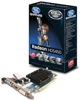 Sapphire Radeon HD5450 512MB DDR3, PCIe 2.0 (x16), VGA, DVI, HDMI