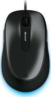Microsoft Comfort Maus 4500 grau USB, 1000dpi, 5-Tasten, 4-Wege Scrollrad, BlueTrack Technologie, für Rechts und Linkshänder geeignet