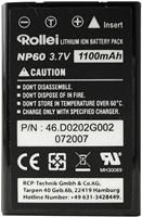 Rollei NP60 für RCP-8325X/RCP-10325X, Li-Ion, 1100mAh, 3.7V