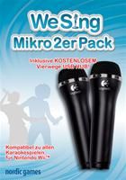 Mikrofon Bundle (2er-Pack) We Sing inkl. USB Hub  , We Sing Mikrofon Bundle (2er-Pack) + USB Nintendo Wii Zubehör, deutsch