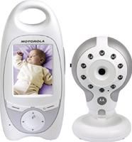 Motorola MBP30 Video Babyfone 2 Kan�le, 6.1cm Farbdisplay, Gegensprechen, Nachtlicht/sicht, Reichweitenkontrolle, max. 150m Reichweite, inkl. G�rtelclip