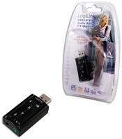 LogiLink UA0078 USB2.0, 1x Mikrofon/Line In, 1x Line Out, Virtual 7.1