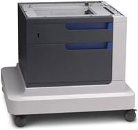 HP 500-Blatt-Papierzuführung und Schrank