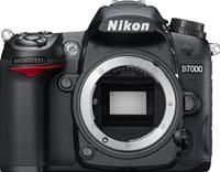 Nikon D7000 Body 16.2 Megapixel, CMOS-Bildsensor (DX), 7.5cm Display, AV-/HDMI-Anschluss, SD/SDHC/SDXC, EXPEED 2, ISO25600, D-Movie Full HD, D-Lighting, LiveView, Pentaprismasucher, 39 Messfelder, 19 Motivprogramme, Programmautomatik