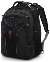 Wenger SwissGear Apple Carbon schwarz für MacBook Pro bis 43.2cm/17', Nylon, gepolstert, stoßsicher, abnehmbare Tasche, Tragegurt, Schultertrageriemen