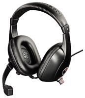 Raptor Gaming Headset H3 schwarz Ohrschale, 50Hz-20kHz, 121dB, 32Ohm, größenverstellbarer Kopfbügel, Lautstärke für jede Ohrmuschel einzeln einstellbar, Lautstärkeregeler im Kabel, Mikrofon mit Noise-Cancelling-Funktion, schwenkbar, 2x 3.5mm Klinken-Stecker ca. 2m Kabel