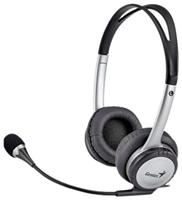 Genius HS-04B Kopfbügel, 20Hz-20kHz, 112dB, 32Ohm, 2x 3.5mm Klinke, Stereo, 1.6m Kabel
