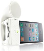 BONE Collection Horn Stand weiss Lautsprecher mit Standfunktion, für iPhone 4