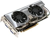MSi N560GTX-Ti Twin Frozr II/OC GeForce GTX 560 Ti, 1024MB DDR5 256bit, 2x DVI, 1x HDMI, 880MHz GPU, 4200MHz Speicher, HDCP, NVIDIA CUDA, PhysX, DirectCompute 5.0, NVIDIA PureVideo HD, Vision 3D, OpenGL 4.1, Shader Modell 5, Microsoft DirectX 11