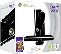 Microsoft Xbox 360 slim 250GB Kinect Bundle,  inkl. Kinect Sensor und Kinect Adventures,  Xbox 360 Konsole, deutsch