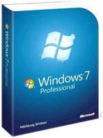 Microsoft Windows 7 Professional 64bit SP1  deutsch, DVD, Systembuilder