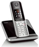 Gigaset S810 schwarz/silber DECT/GAP, CLIP, SMS, 4.6cm Farbdisplay, Telefonbuch, Anrufliste, Wahlwiederholung, Freisprechen, Bluetooth, max. 13h Sprechzeit, max. 180h Standby
