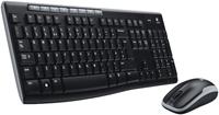 Logitech Wireless Combo MK260 USB, optisch, 1000dpi, 3 Tasten, Scrollrad