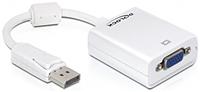 DeLOCK Adapter DisplayPort auf VGA 12.5cm Kabel, Stecker auf Buchse