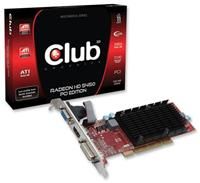 Club3D Radeon HD5450 PCI Edition 512MB DDR2 64bit, PCI, VGA, DVI, HDMI, HDCP, passiv gek�hlt, 650MHz GPU, 666MHz Speicher, DirectX 11, OpenGL 4.1, 7.1 HD Audiocontroller, Low Profile