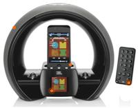 JBL On Air AirPlay Dock schwarz f�r iPad, iPhone und iPod, Dockingstation mit Musik�bertragung per WiFi WLAN b/g, von allen iPod, iPhone oder iPad mit iOS 4.2, RDS-Radio, 7 Watt pro Kanal, inklusive IR-Fernbedienung und 230V EU Netzteil