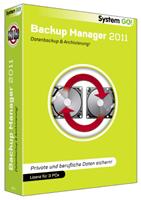 System GO! Backup Manager 2011 Windows, deutsch, 3 Benutzer