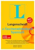 Langenscheidt e-Taschenwörterbuch Spanisch,  Windows, deutsch, 1 User
