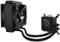 Corsair Hydro Series H80 f�r Sockel AM2/AM3/775/ 1155/1156/1366/ 2011, 2x 120mm, 1300-2500rpm, 22-39dB, 61.2-156.3m�/h, Kupfer