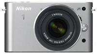 Nikon 1 J1 Kit 10 Pancake silber
