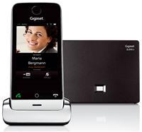 Gigaset SL910A DECT/GAP, CLIP, SMS, Touchscreen, Telefonbuch, Anrufliste, Freisprechen, Anrufbeantworter, Bluetooth, mini-USB, ca. 14h Sprechzeit, ca. 200h Standby, strahlungsreduziert