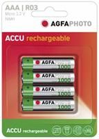 AgfaPhoto Micro AAA 1000mAh, NiMH, 4er Pack
