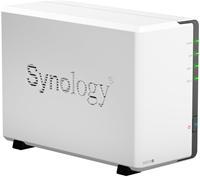 Synology DiskStation DS212j CPU 1.2GHz, 256MB RAM, 2x 3.5' SATA2, max. 6TB HDD, GB-LAN, FTP-Server, Web Station, RAID0/1/JBOD
