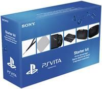 Sony PS Vita Starter Kit enthält Tasche, Trageschlaufe, Displayschutzfolie und Reinigungstuch