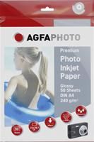 AgfaPhoto A4 240g/m² glänzend 50 Blatt, Silver Premium Photo