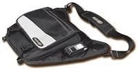 Techwiz Musak Laptop Tasche schwarz für 35.5 bis 38.1cm/14-15' Notebooks, mit integriertem Stereolautsprechern und Verstärker, mit Fach für iPod mini