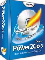 Cyberlink Power2Go 8 Deluxe Windows, deutsch, 1 Benutzer