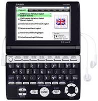 Casio EW-G7000E Farbdisplay, 528x320 Pixel, QWERTZ, 21 Wörterbücher, Text-to-Speech, Rechtsschreibprüfung, Verlauf, Taschenrechner, microSD