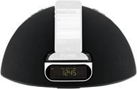 Pure Contour 100Di schwarz Dock für Apple iPod/iPhone/iPad, Radio, 20 Watt Lautsprecher, Alarm-Funktion, Sleep-Timer, Aux-In, Fernbedienung