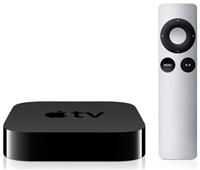 Apple TV MD199FD/A (3G) schwarz 1x HDMI, 1x S/PDIF, 1x LAN, 1x microUSB, WLAN a/b/g/n, unterstützt 1080p, inkl. Fernbedienung