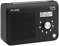 Pure One Classic II schwarz,  Radio, DAB+, AUX-In, USB