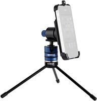Novoflex Phone-Kit inkl. Ministativ mit Kugelneiger und 1/4ö Kameragewinde-Anschluss, Saugfuss, universeller Schalenadapter, Universalhalterung, spezielle Halteschale für iPhone 4/4S