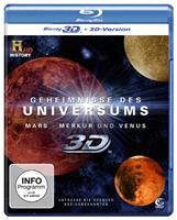 Geheimnisse des Universums: Mars Merkur und Venus (3D) Blu-ray Doku, Deutsche Version