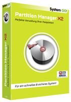 System GO! Partition Manager X2 Windows, deutsch